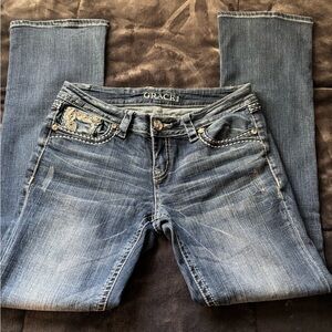 Grace in LA Women's Blue Skinny Jeans